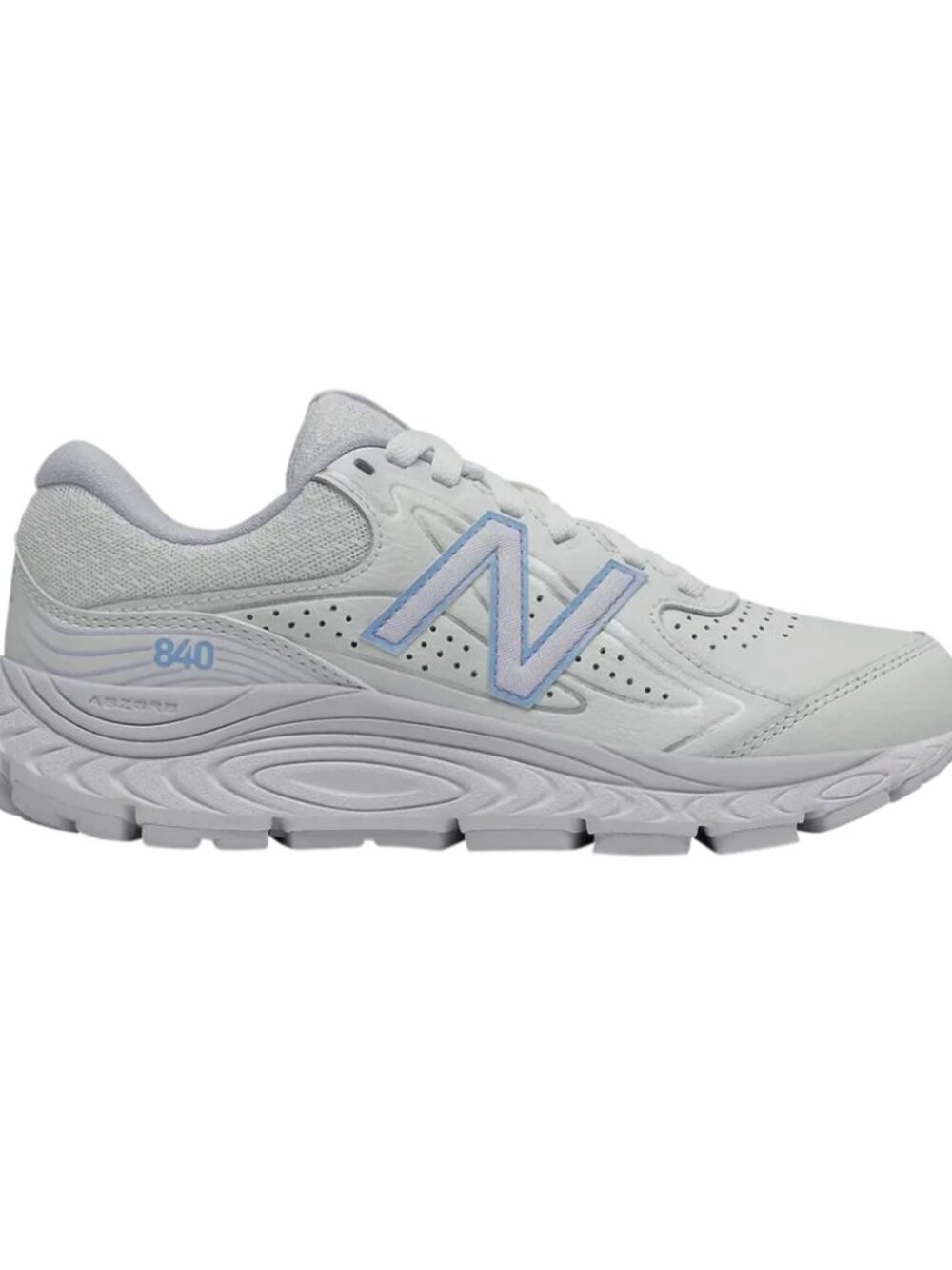 New Balance 840v3 Women's Walking Shoes – White/Grey – Size 6